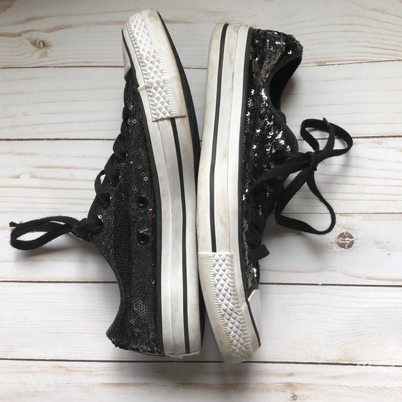 Converse All-Star Sequin Low top Shoes - Picture 3 of 8